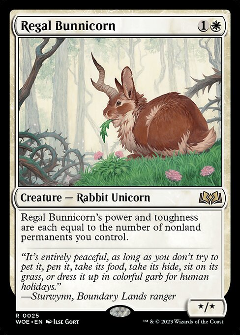 Regal Bunnicorn (25) (Foil) - NM