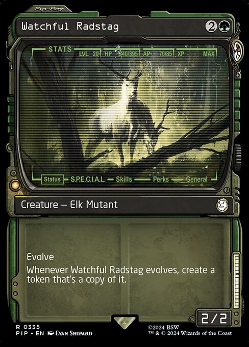 Watchful Radstag (335) - SHOWCASE - NM