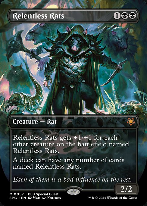 Relentless Rats (57) - BORDERLESS - FULL ART - NM