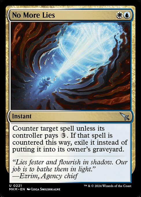 No More Lies (221) (Foil) - NM