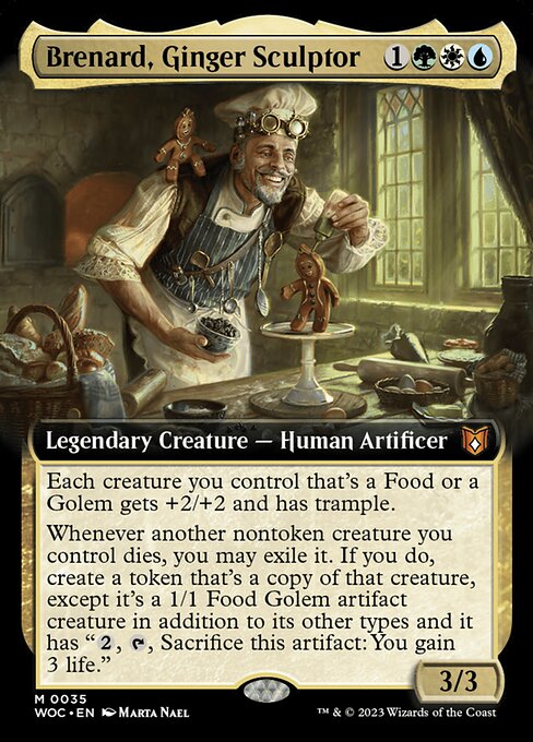 Brenard, Ginger Sculptor (35) - EXTENDED ART (Foil) - NM