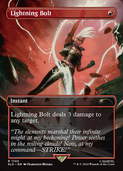 Lightning Bolt (1743) - BORDERLESS - NM
