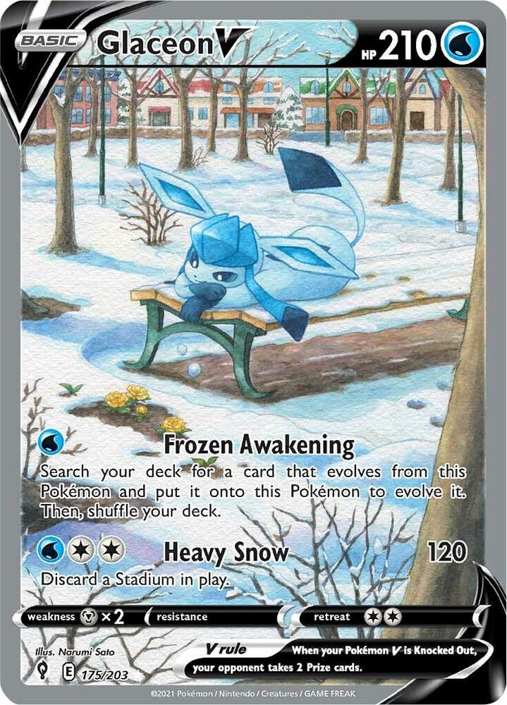 Glaceon V 175 - NM