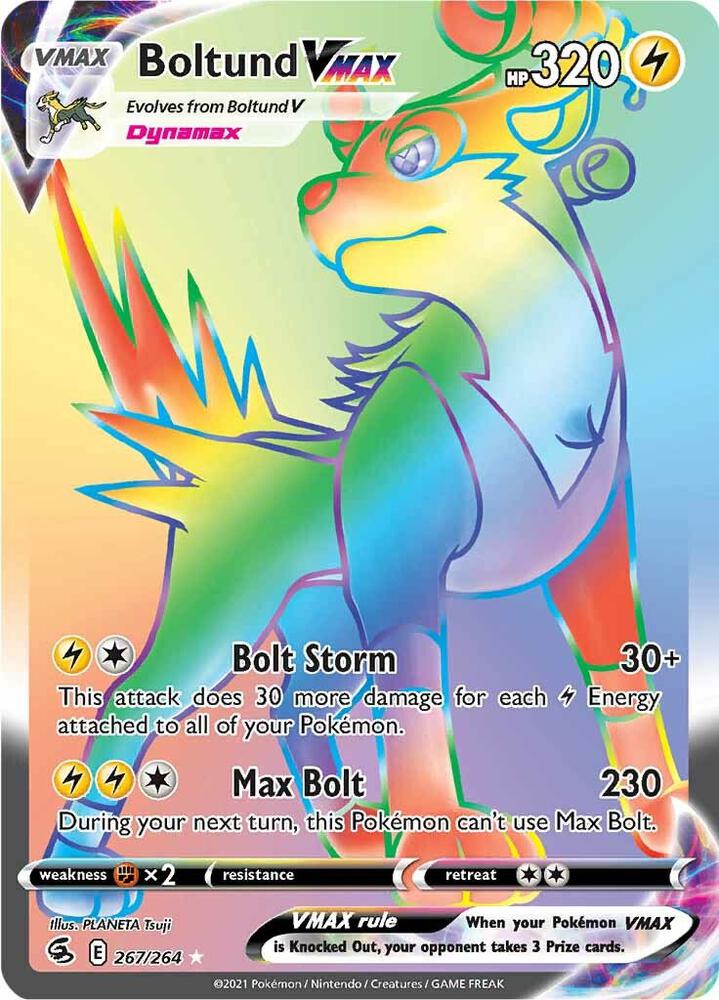 Boltund VMAX 267 (Holofoil) - NM