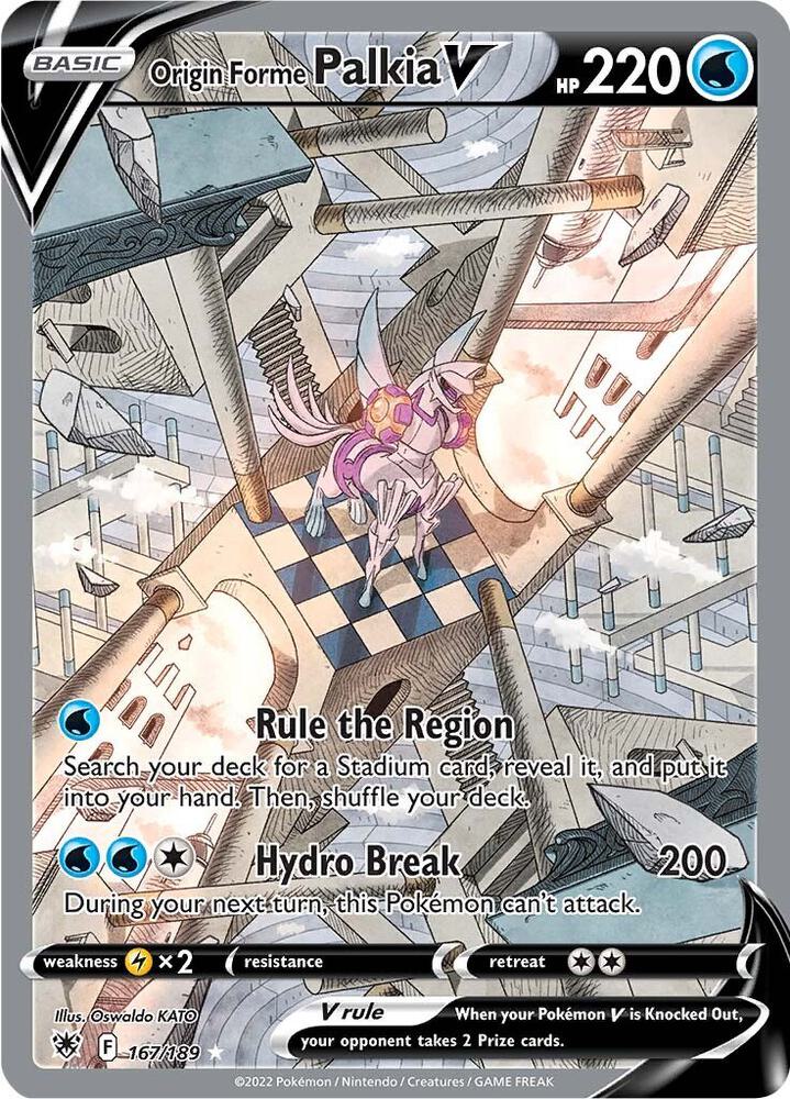 Origin Forme Palkia V 167 - NM