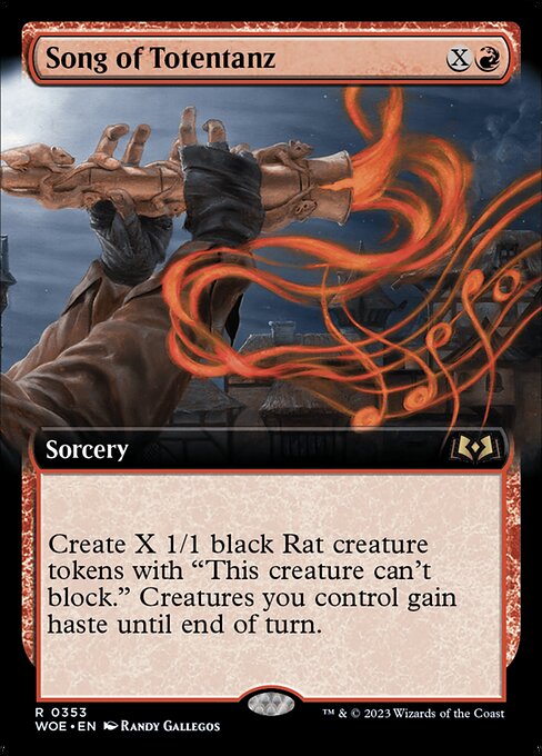 Song of Totentanz (353) - EXTENDED ART (Foil) - NM