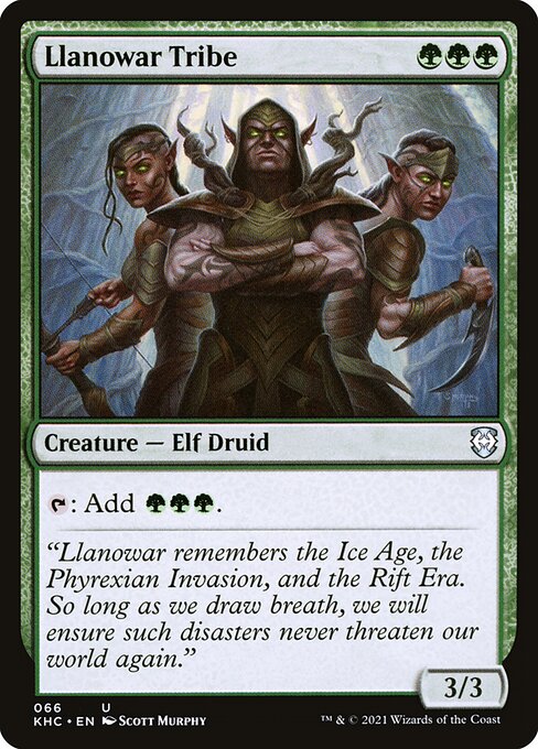 Llanowar Tribe (66) - NM