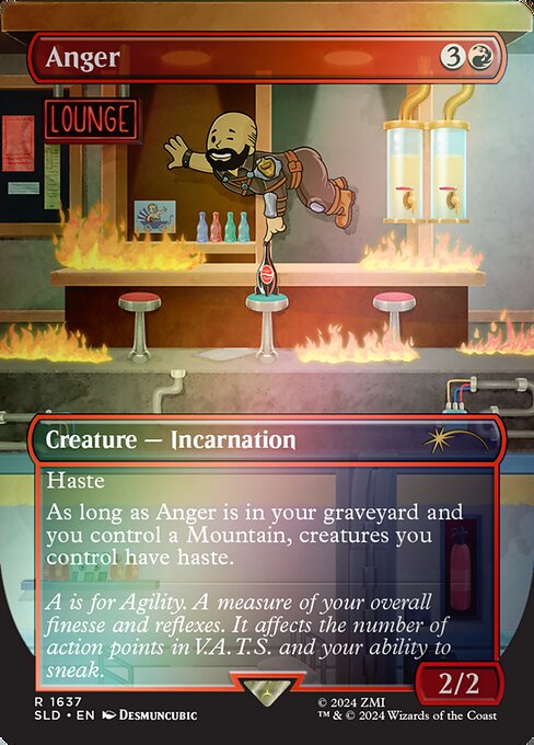 Anger (1637★) - BORDERLESS (Foil) - NM