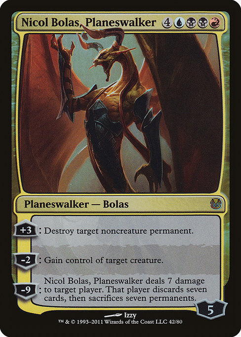 Nicol Bolas, Planeswalker (42) (Foil) - NM
