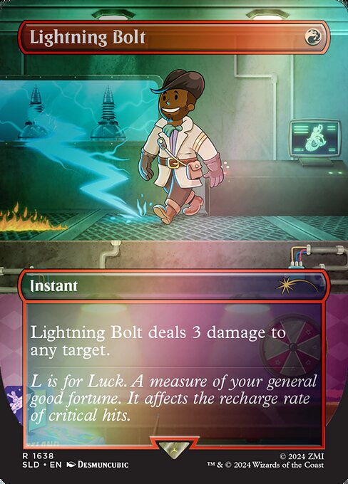 Lightning Bolt (1638★) - BORDERLESS (Foil) - NM