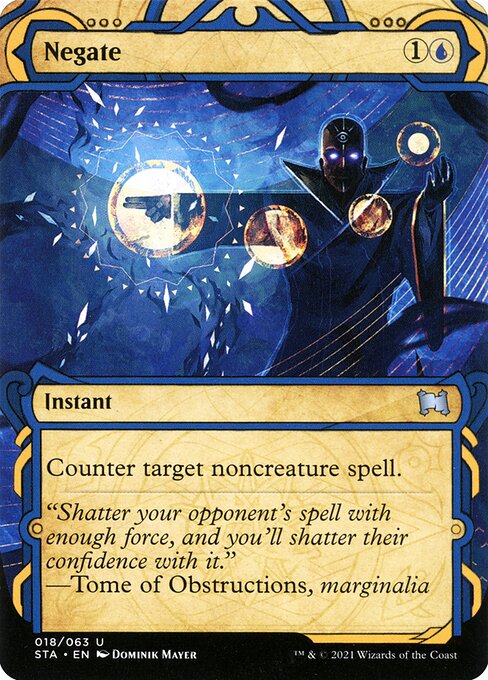 Negate (18) - BORDERLESS (Etched) - NM