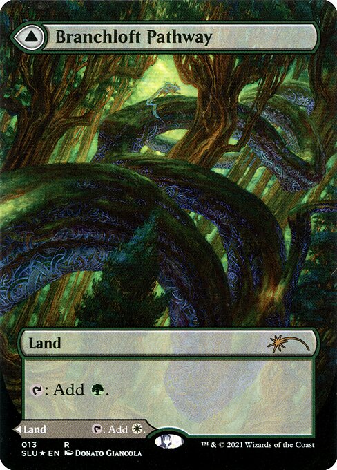 Branchloft Pathway // Boulderloft Pathway (13) - BORDERLESS (Foil) - NM