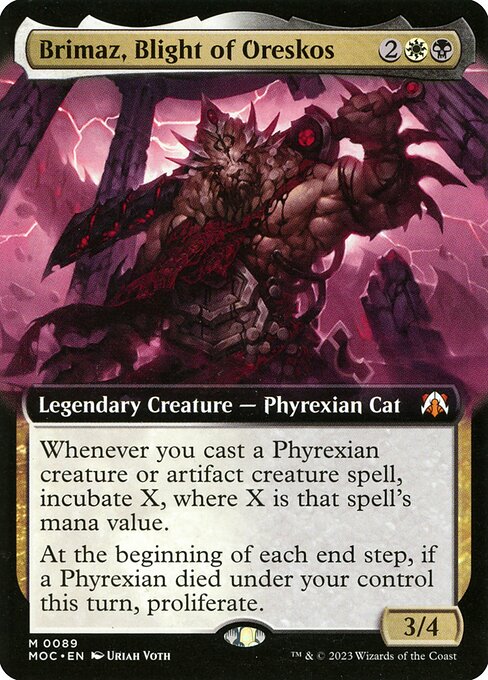 Brimaz, Blight of Oreskos (89) - EXTENDED ART - NM