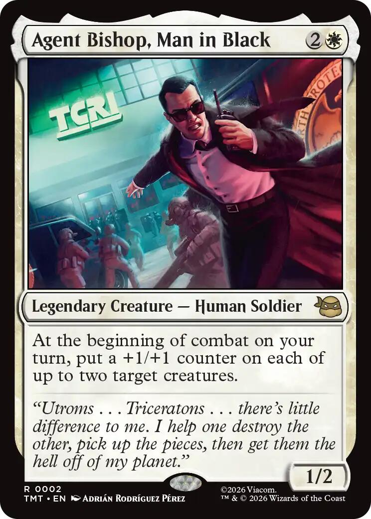 Agent Bishop, Man in Black