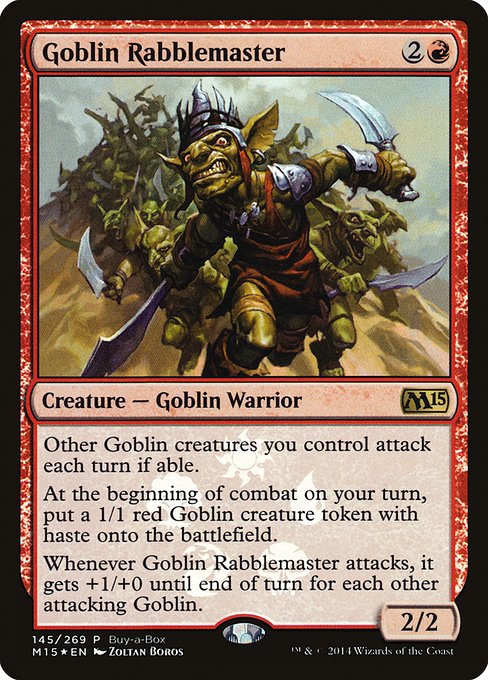 Goblin Rabblemaster (145) (Foil) - NM