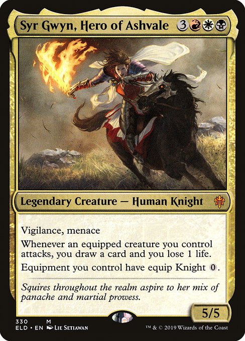 Syr Gwyn, Hero of Ashvale (330) (Foil) - NM