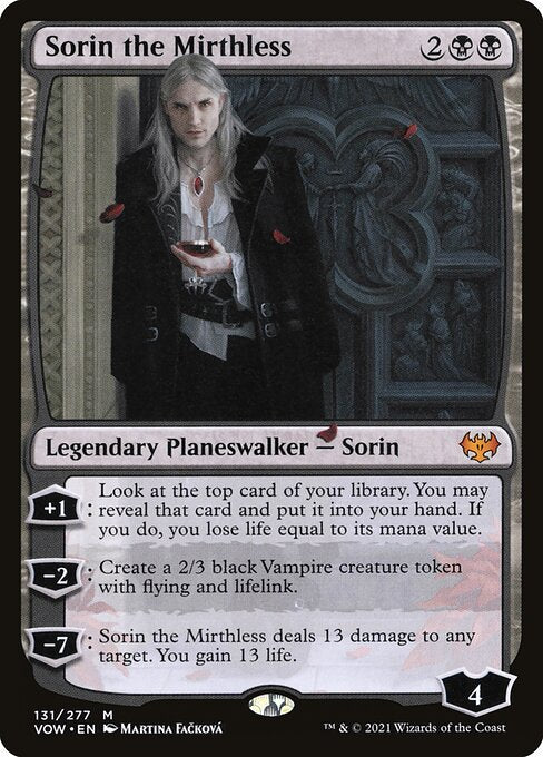 Sorin the Mirthless (131) (Foil) - NM