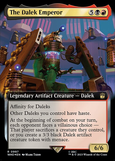 The Dalek Emperor (997) - EXTENDED ART (Foil) - NM