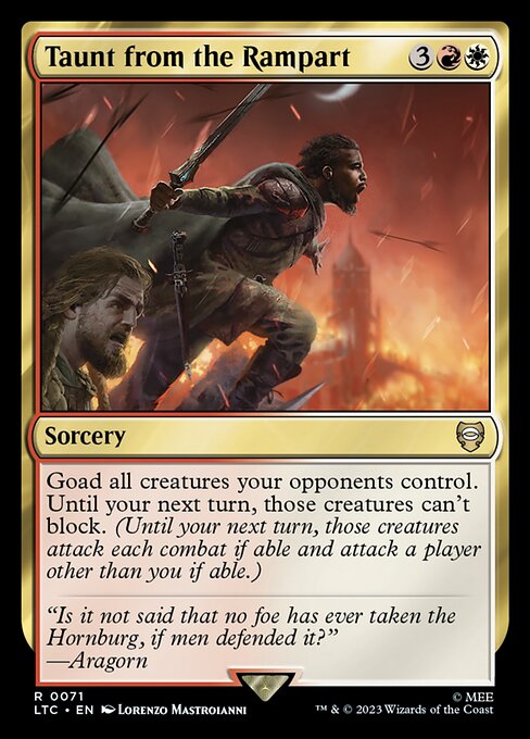 Taunt from the Rampart (71) - NM