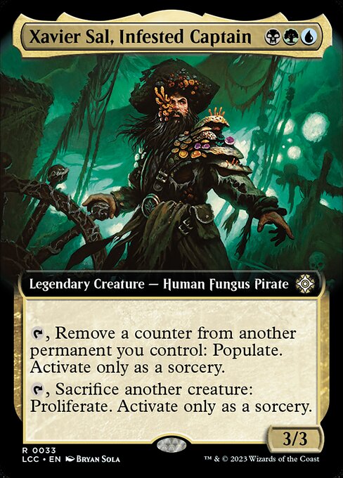 Xavier Sal, Infested Captain (33) - EXTENDED ART - NM