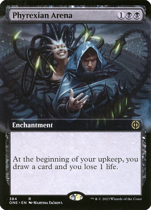 Phyrexian Arena (384) - EXTENDED ART - NM