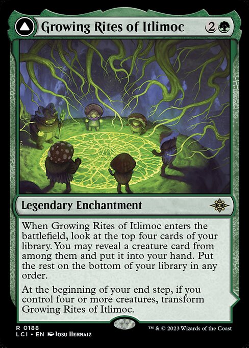 Growing Rites of Itlimoc // Itlimoc, Cradle of the Sun (188) (Foil) - NM