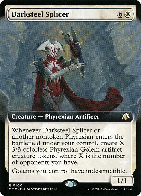 Darksteel Splicer (100) - EXTENDED ART - NM