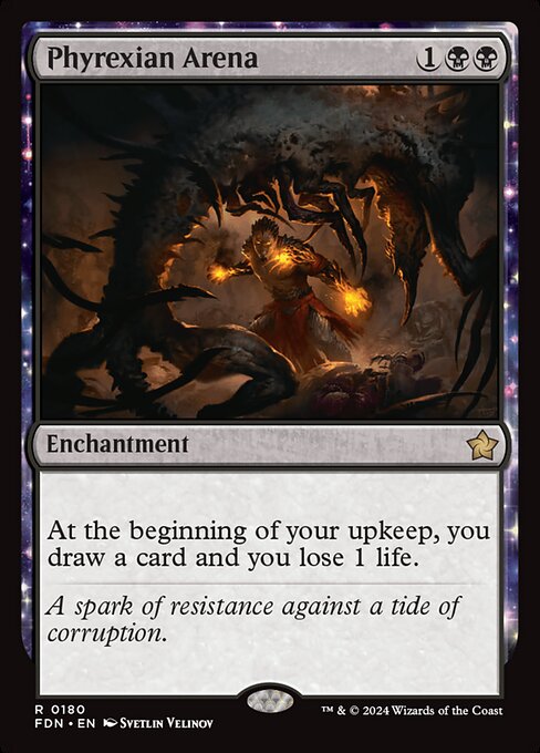 Phyrexian Arena (180) (Foil) - NM