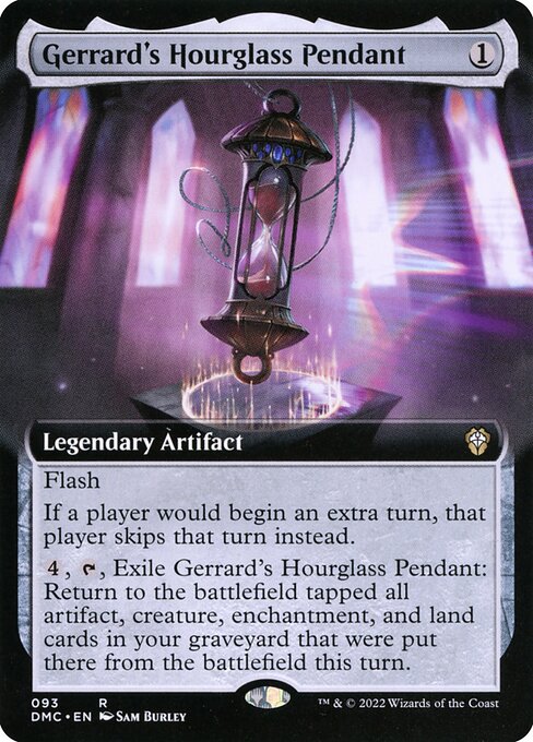 Gerrard's Hourglass Pendant (93) - EXTENDED ART - NM