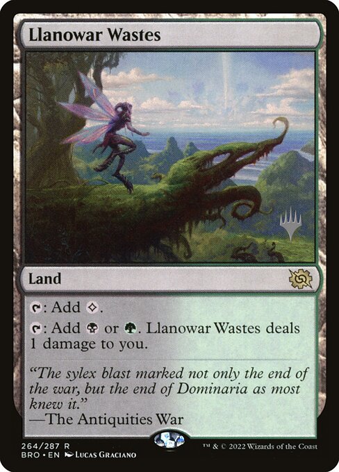 Llanowar Wastes (264p) - NM