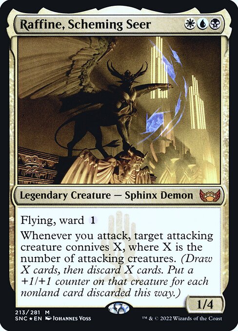 Raffine, Scheming Seer (213s) (Foil) - NM