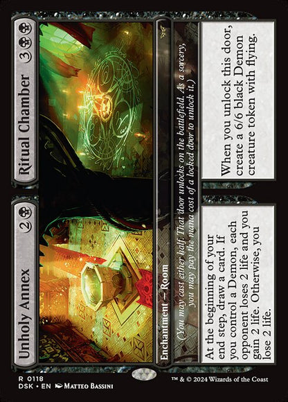 Unholy Annex // Ritual Chamber (118) (Foil) - NM