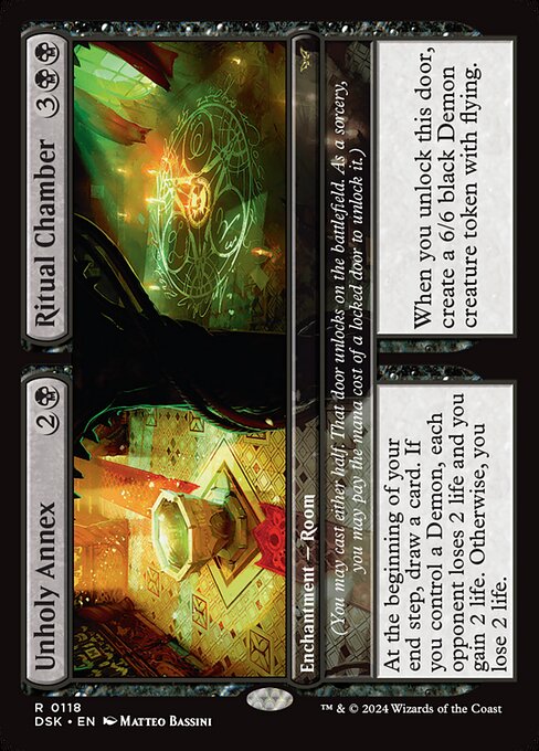 Unholy Annex // Ritual Chamber (118) (Foil) - NM