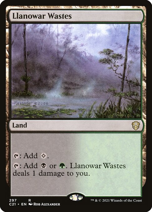 Llanowar Wastes (297) - NM