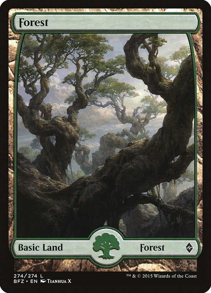 Forest (274) - Full Art [BFZ]
