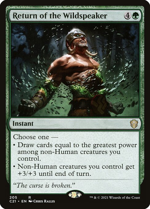Return of the Wildspeaker (205) - NM