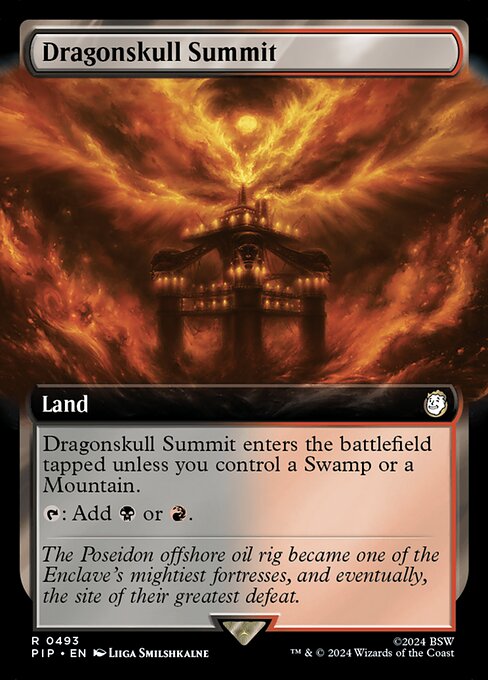Dragonskull Summit (493) - EXTENDED ART - NM