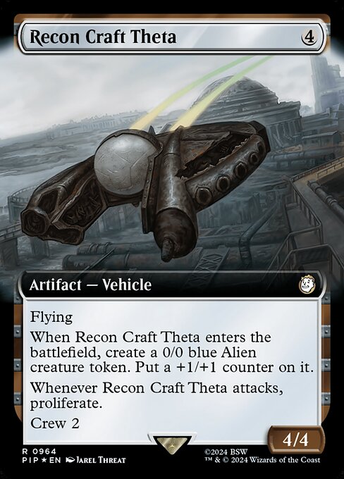 Recon Craft Theta (964) - EXTENDED ART (Foil) - NM