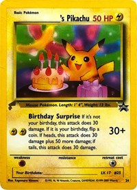 ______'s Pikachu - NM
