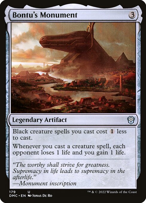 Bontu's Monument (179) - NM