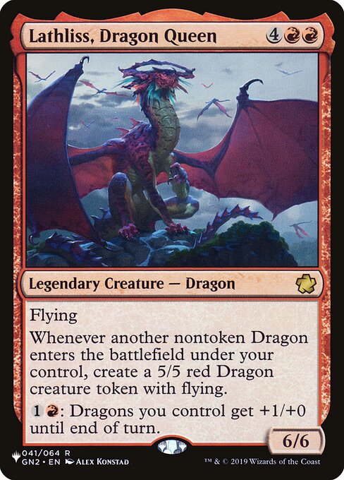 Lathliss, Dragon Queen (GN2-41) - NM