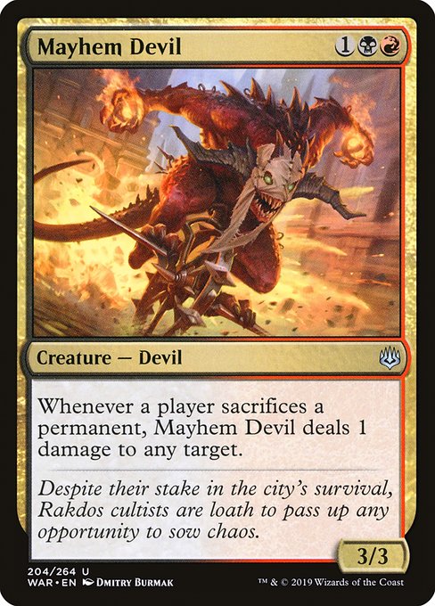 Mayhem Devil (204) (Foil) - NM