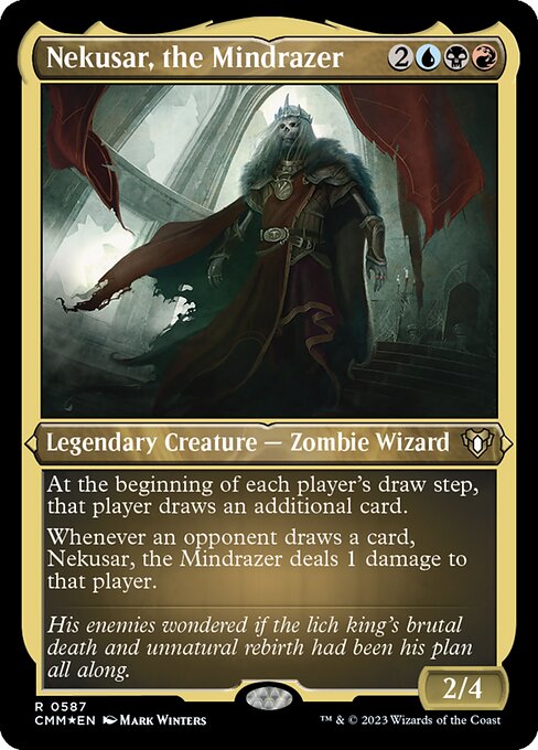 Nekusar, the Mindrazer (587) (Etched) - NM