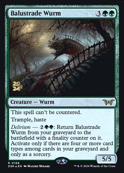 Balustrade Wurm (168s) (Foil) - NM