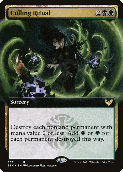 Culling Ritual (337) - EXTENDED ART - NM