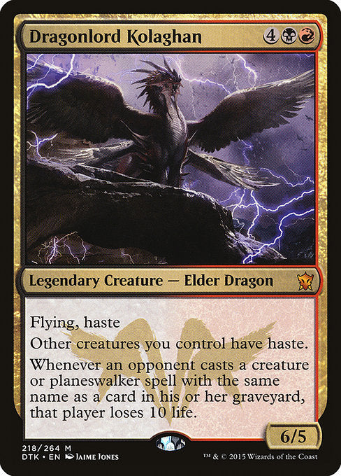 Dragonlord Kolaghan (218) - LP