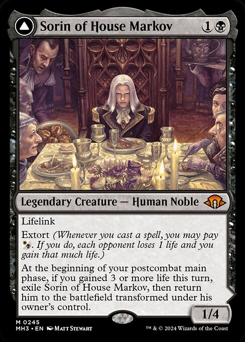 Sorin of House Markov // Sorin, Ravenous Neonate (245) (Foil) - NM