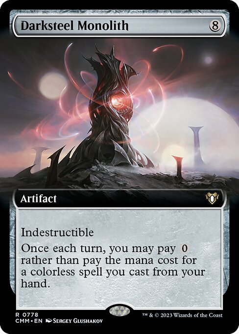 Darksteel Monolith (778) - EXTENDED ART - NM