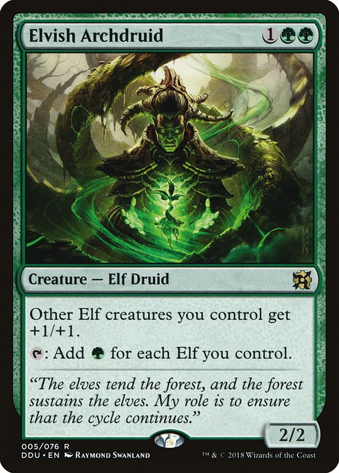 Elvish Archdruid (5) - NM