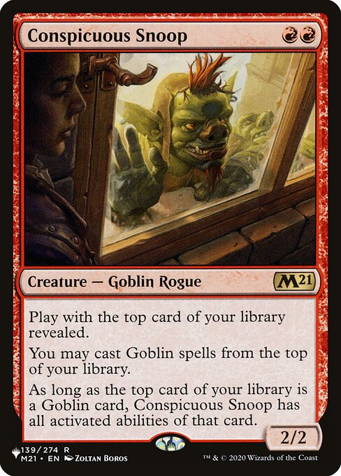 Conspicuous Snoop (M21-139) - NM